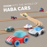 HABA Cars Yellow Pace Car with Momentum Motor – Recycled