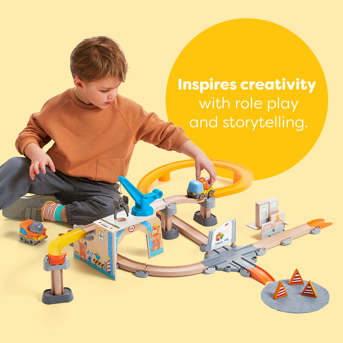 Kullerbü Construction Zone Play Track Set